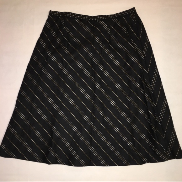 Talbots Dresses & Skirts - Talbots Italian Wool Skirt A Line Black 16 Black